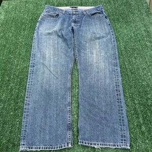 Vintage Tommy Hilfiger Jeans Mens 38x29" Blue Freedom Fit Baggy Straight Y2K